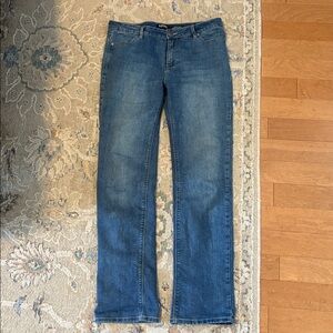 Buffalo David Bitton Straight Leg Blue Jeans